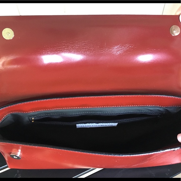 Francesco Biasia deep red leather handbag - Picture 3 of 3